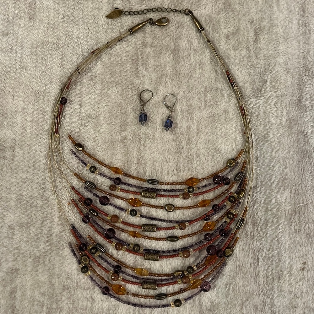 Coldwater Creek Necklace and earrings set - Never worn